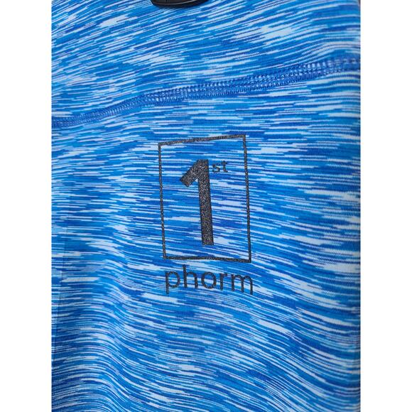 1st Phorm Legion of Boom blue capri leggings - medium - Picture 2 of 6